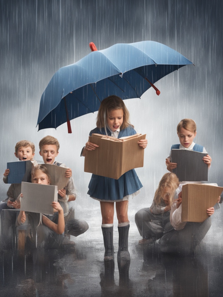 假新闻大起底，孩子淋雨演出，老师却打伞观看？这背后的真相让人笑出腹肌！