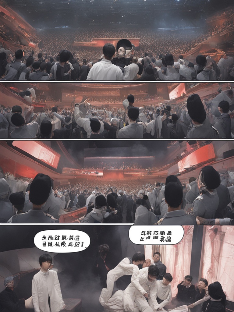 舞台惊魂！大张伟演唱会现场，工作人员‘飞’出舞台的意外一幕