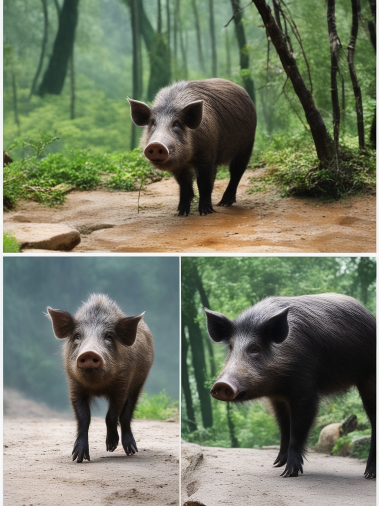 重庆4A景区野猪出没，游客惊呼，这是要开动物园还是野猪林？