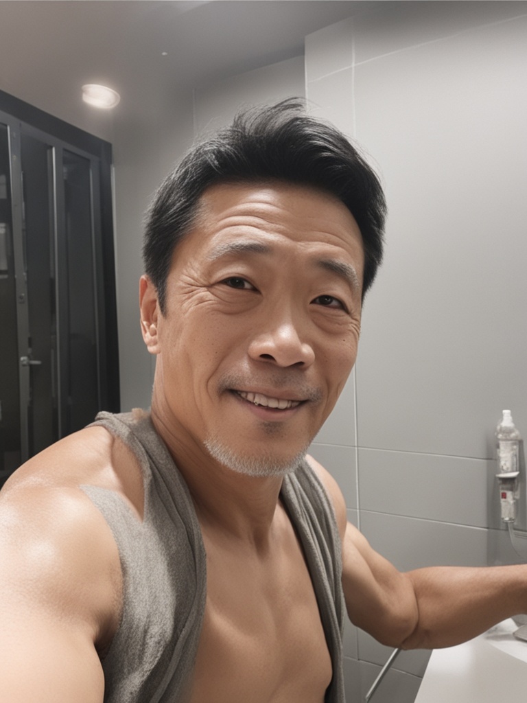 井柏然自曝‘中年男子’素颜照，岁月不饶人，但幽默依旧在线