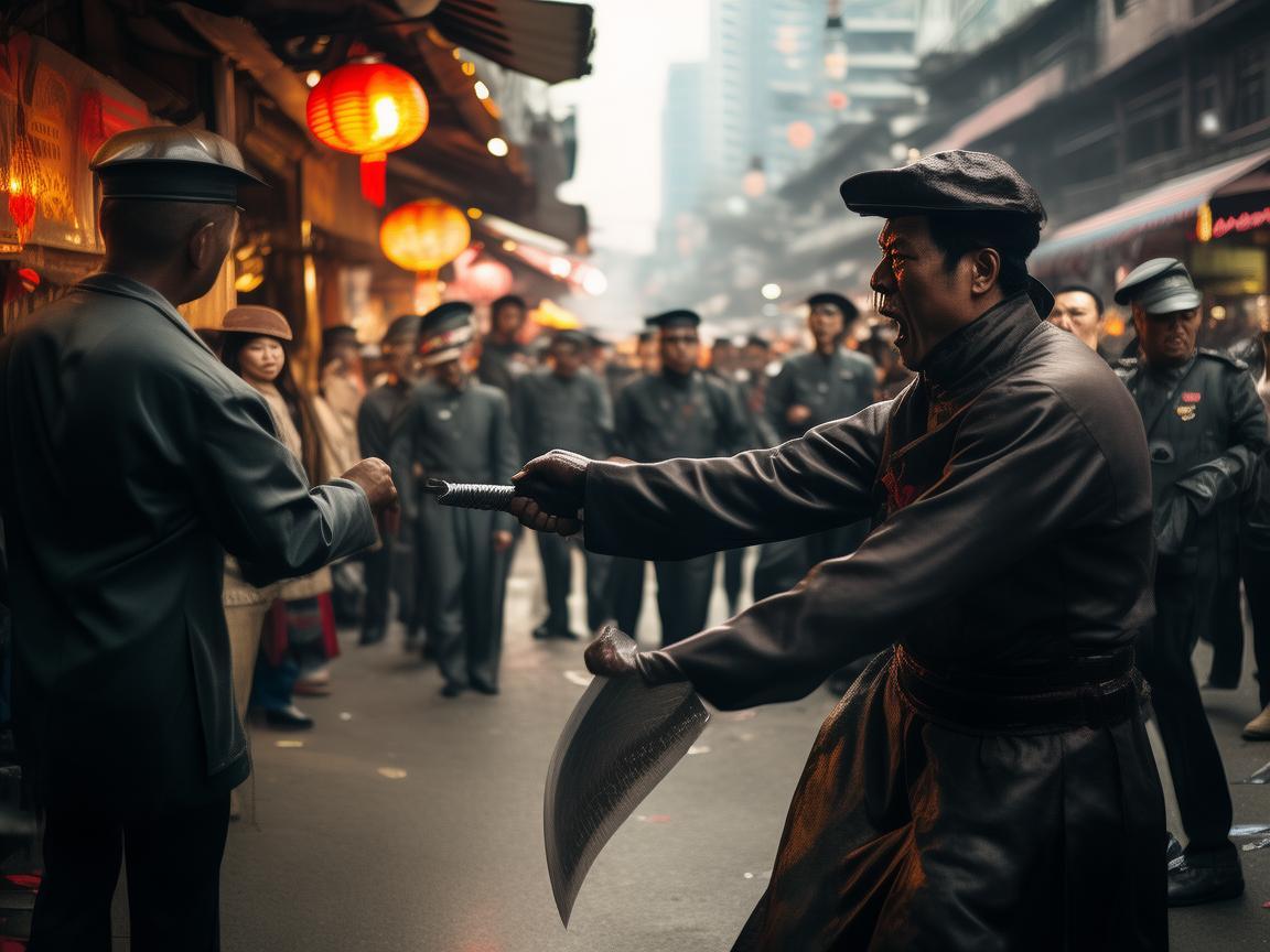 成都菜刀侠VS城管，一场街头武侠对决的背后