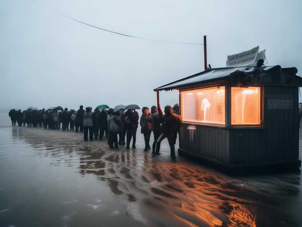 冻感上海滩，暴雨中排队只为那一口零下80度的冰火奇缘