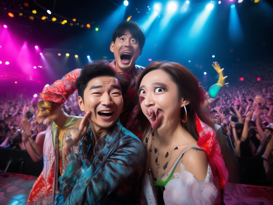 跨界追星大作战，陈梦、黄晓明共赴岳云鹏演唱会，笑点与萌点齐飞！