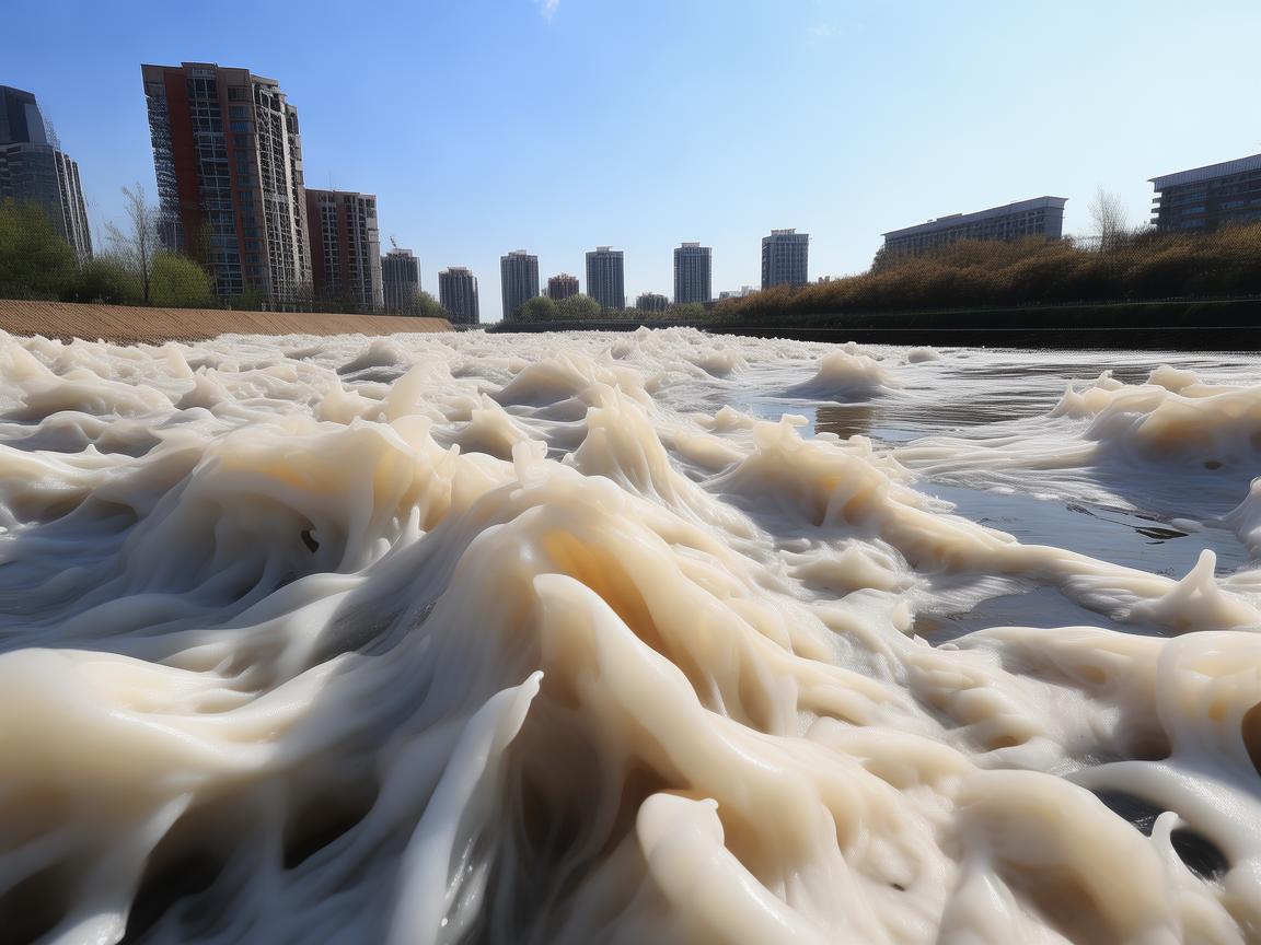 沈阳河畔惊现泡沫奇观，官方紧急行动，这可不是泡泡经济的预兆！