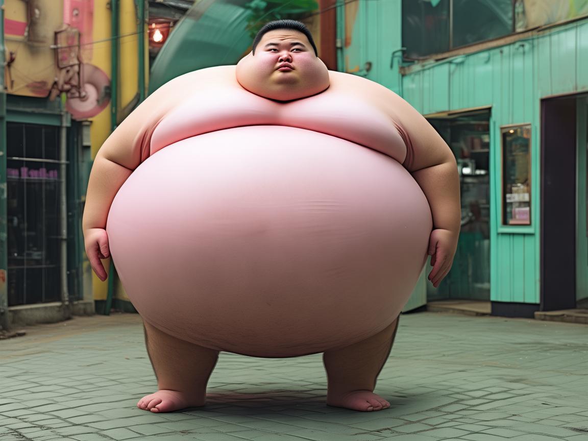 网红良子，350多斤的体重，胃袋竟占150多斤？