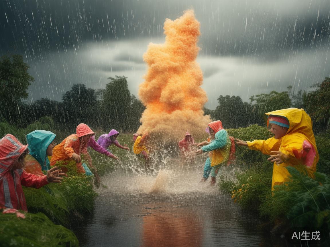 夏日奇景，大暴雨与高温的‘补作业’大作战