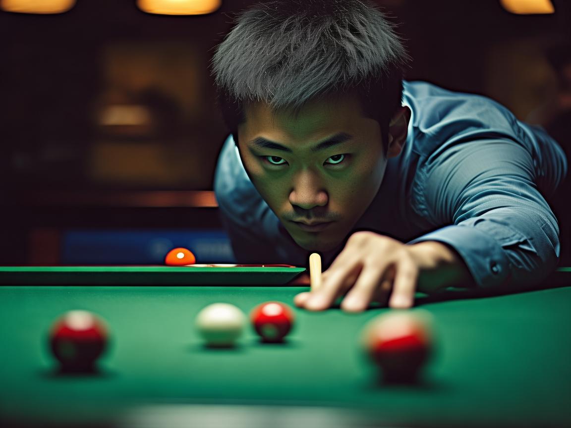 台球小旋风丁俊晖，英格兰公开赛16强，袋’口一战显神威！