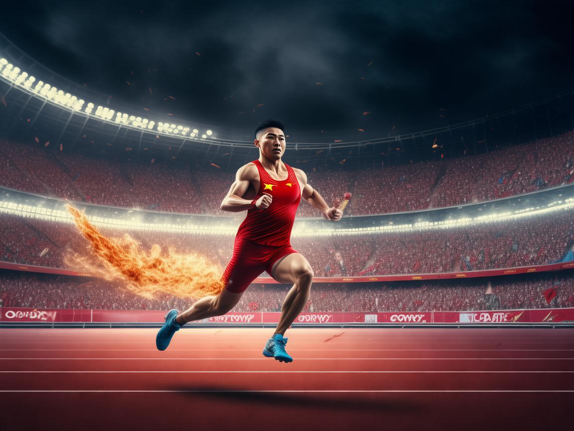 飞驰的接力棒，中国男子4x400米接力刷新全国纪录