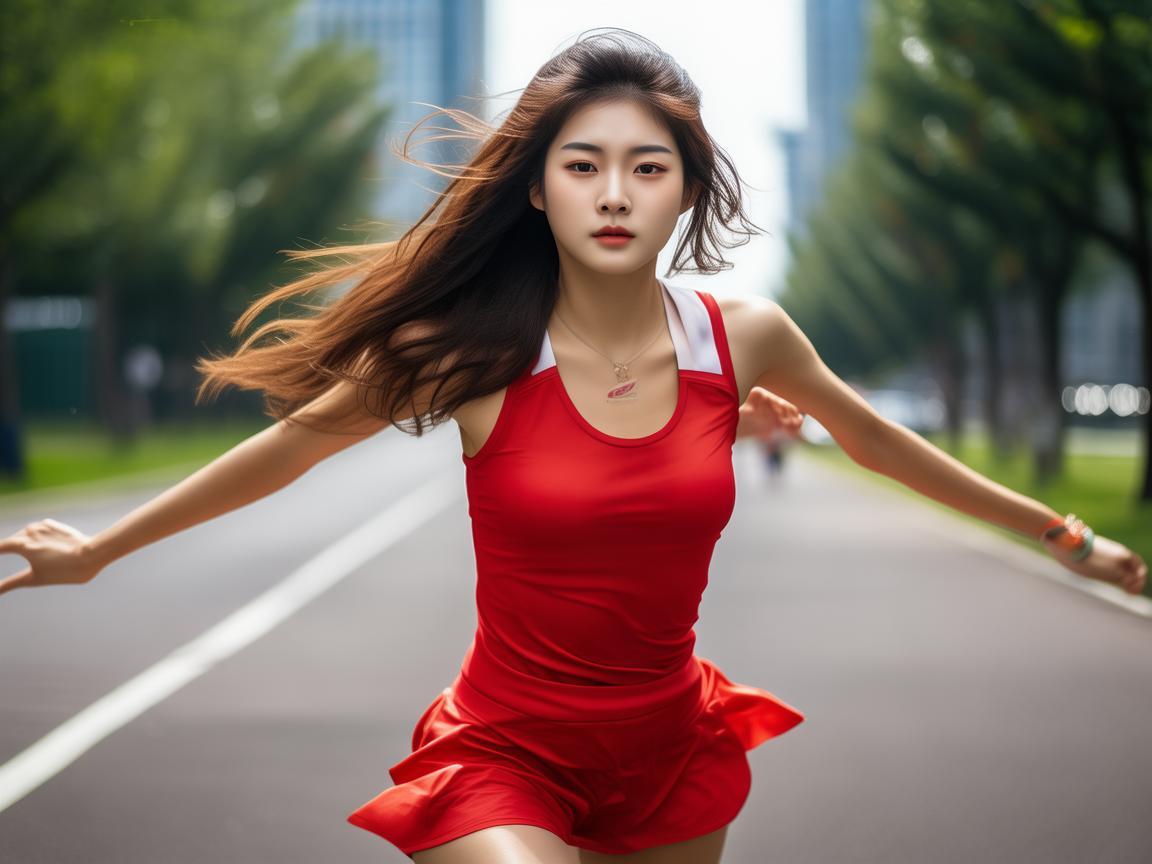 郑钦文，马路边热身，状态拉满的‘网球小旋风’