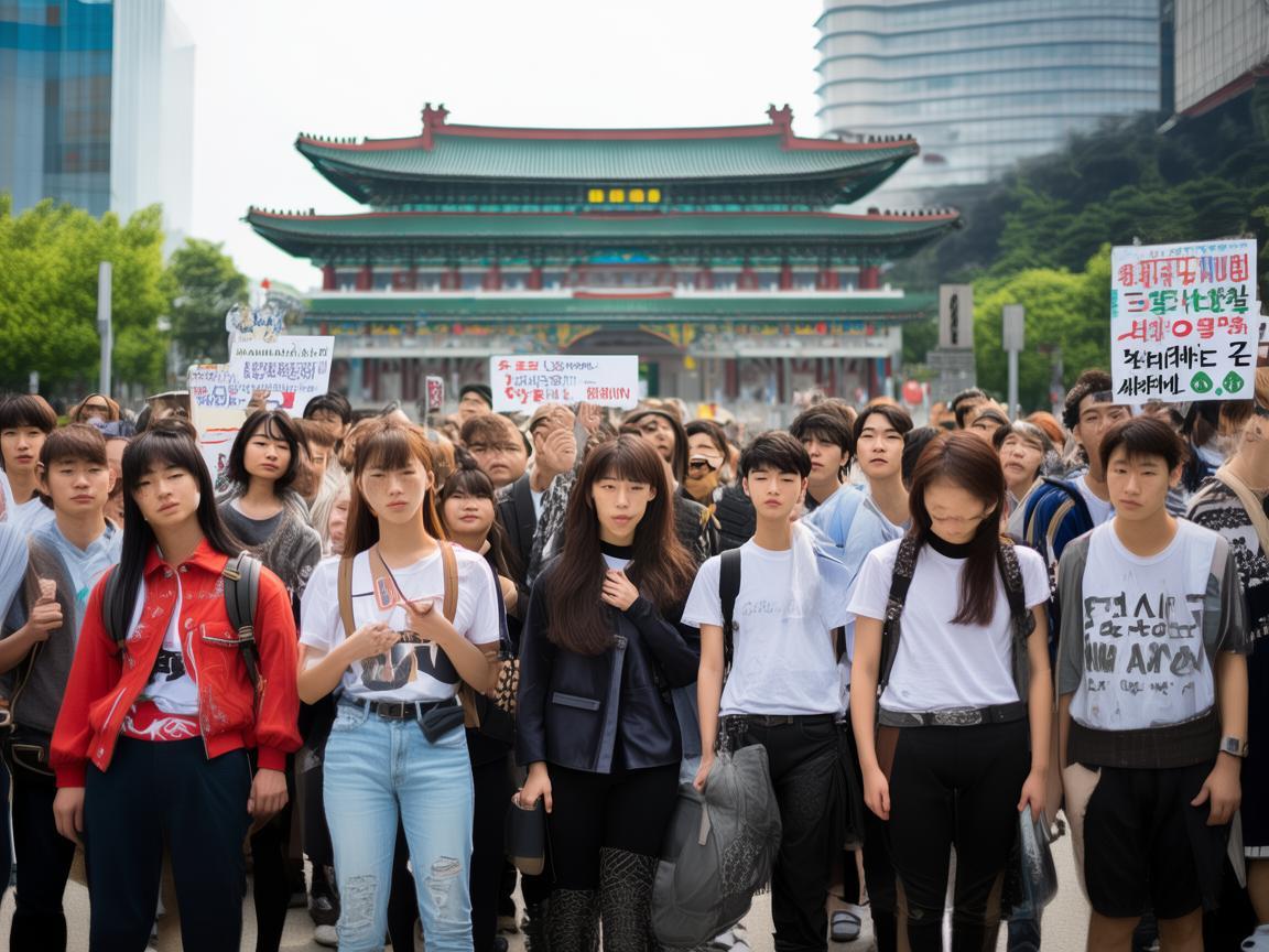 韩流中的逆流，中使馆幽默回击少数反华游行，友谊小船稳如泰山