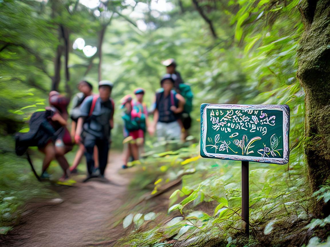 奇闻趣谈驴友登山偶遇蛇出没告示牌，是自然警告还是恶作剧？
