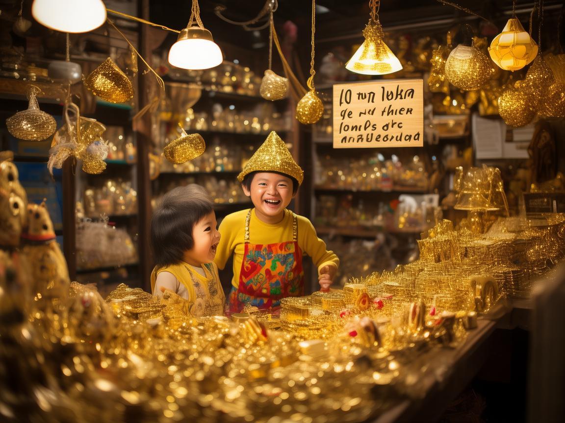 10元1克收孩子黄金，金店老板的童趣大冒险
