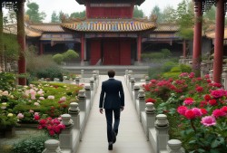 马克龙穿越乾隆花园，一场跨越时空的文化奇遇