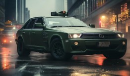 重庆铁甲对决，轿车违规掉头遭遇装甲车，上演现实版速度与激情