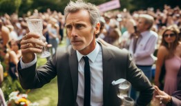 半个葬礼，41岁男子以幽默之名，告别单身生活新篇章