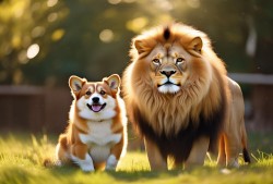 动物园柯基狮子，腿短不是缺陷，是萌点！