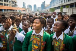 贵阳一中校服惊现非洲，网友直呼‘国际部’大开眼界！