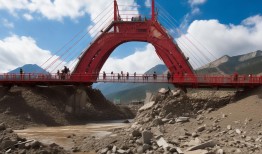 震惊！四川阿坝红旗特大桥彩虹变断桥，背后真相让人哭笑不得