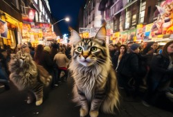 一夜之间，全城热议，缅因猫为何集体失踪又自首？