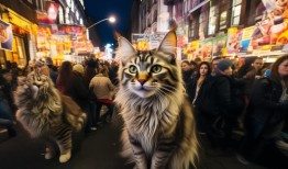 一夜之间，全城热议，缅因猫为何集体失踪又自首？