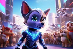 汪汪队新晋跨界英雄，在科技与爱心交织的领域中大放异彩