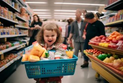 超市惊现小神偷？3岁萌娃顺手牵羊引热议