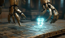 起猛了？机器人误打误撞，竟在青铜器上刻下未来之章