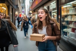 女子带快递纸盒买黄金，店员秒懂并报警，这波操作让人笑中带泪