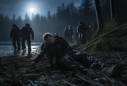 惊魂一夜，男子夜钓遭误伤，4名猎人被警方带走