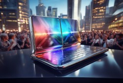 三星震撼发布，首款三折叠手机，让你的口袋装下两个世界！