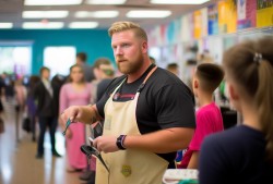 体育老师变身Tony老师，校园里的技术流理发师