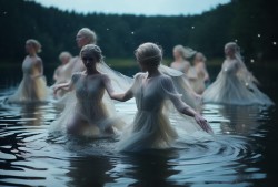 探秘水上芭蕾，舞者与水的完美交响