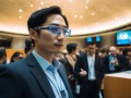 智能眼镜上岗，中国记者在联合国记者会上的新潮流