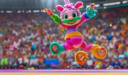 十五运吉祥物花式整活，倒立起舞，萌翻全场！