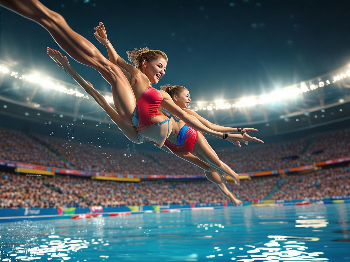 全运会女子双人10米台,神仙打架,看谁笑到最后! 全运会女子双人10米台,神仙打架,看谁笑到最后!