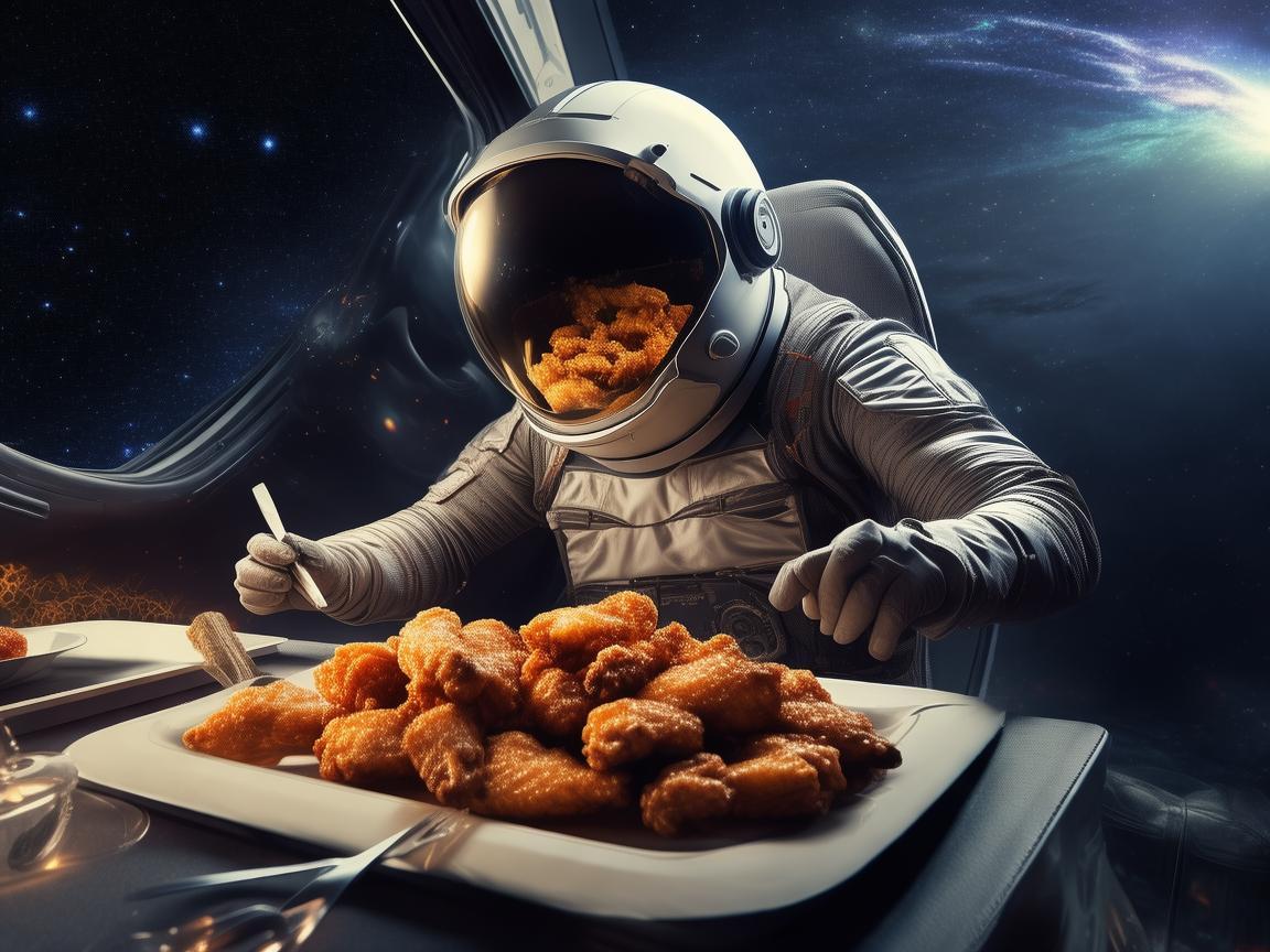 太空美食家,中国航天员在太空烤鸡翅的星际冒险 太空美食家,中国航天员在太空烤鸡翅的星际冒险