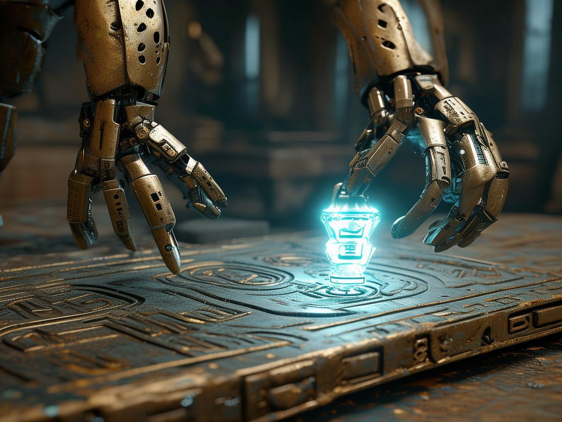 起猛了？机器人误打误撞，竟在青铜器上刻下未来之章