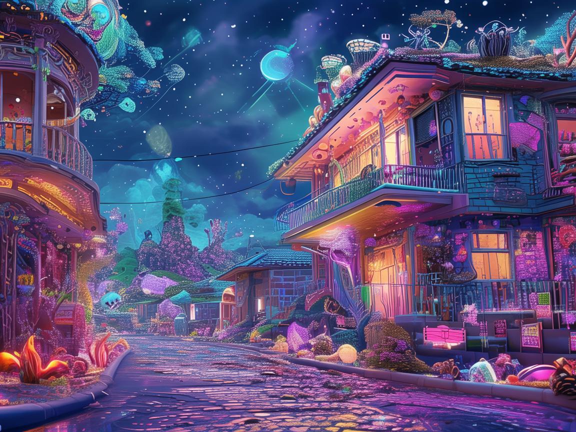 童趣惊魂记，12岁小天才的AI画作，让整个小区‘智能’颤抖！