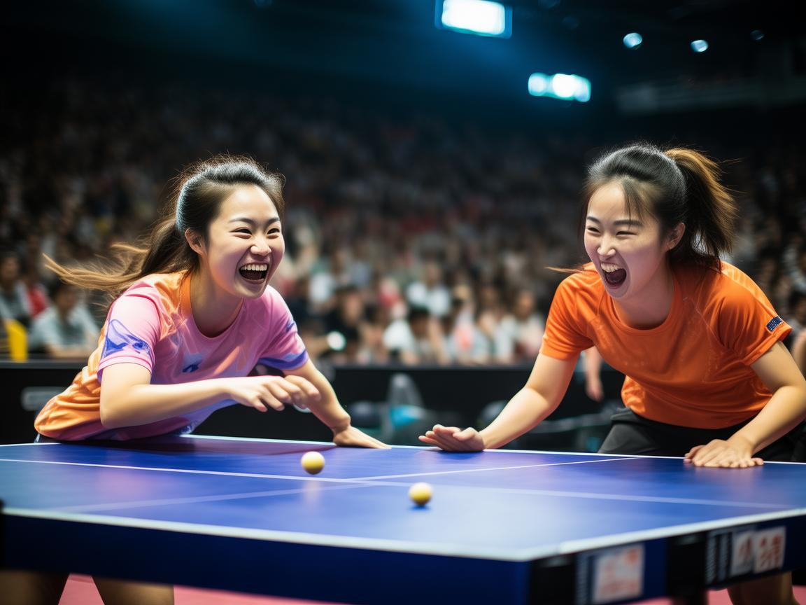 乒乓赛场笑料多！王曼昱4比1力克王艺迪，上演姐妹对决的欢乐大戏
