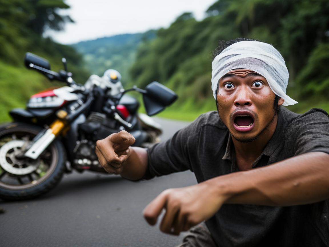 惊魂一刻！巴厘岛下坡弯道车祸，幸存者讲述惊险瞬间