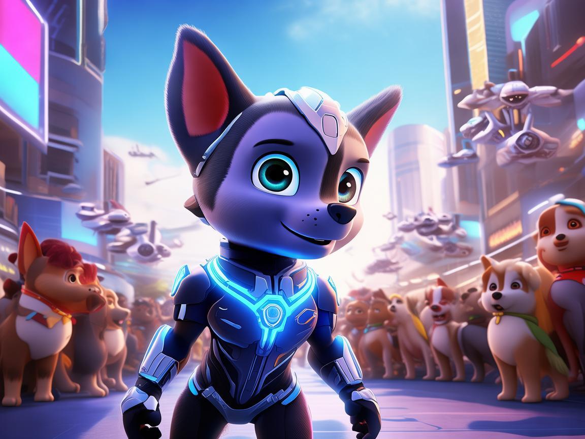 汪汪队新晋跨界英雄，在科技与爱心交织的领域中大放异彩