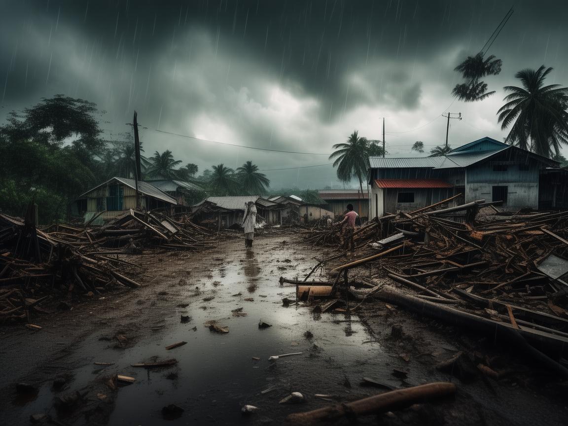 斯里兰卡天公不作美，极端天气肆虐，410人命丧黄泉