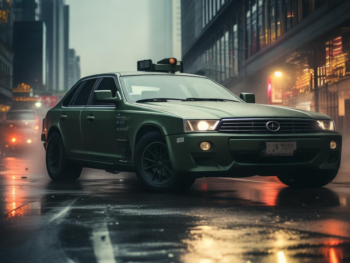 重庆铁甲对决，轿车违规掉头遭遇装甲车，上演现实版速度与激情