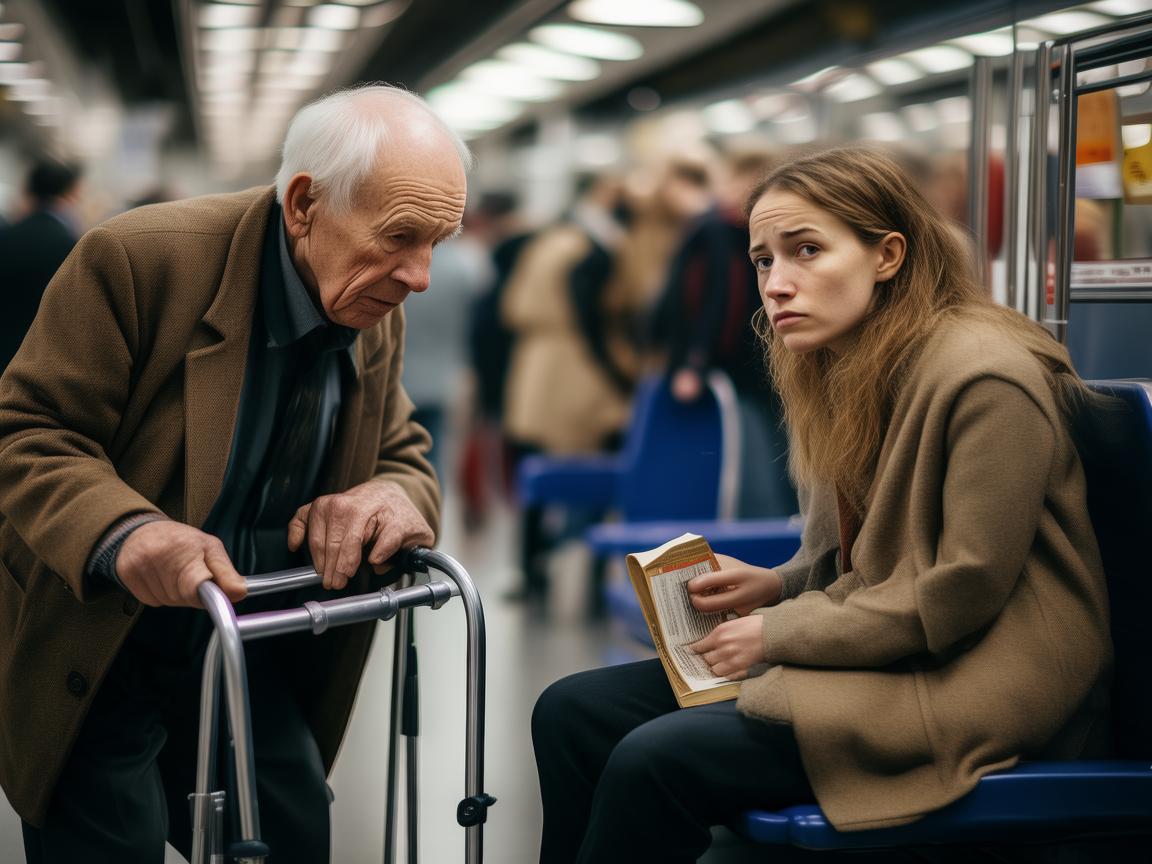 爱心专座之争,老人与女生的累之较量 爱心专座之争,老人与女生的累之较量